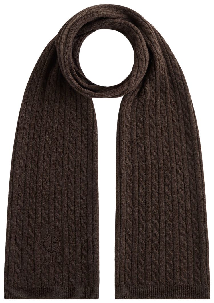 Kith  Giorgio Armani Cable Scarf Hickory