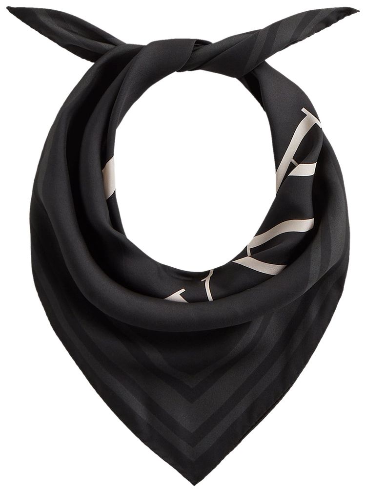 Kith  Giorgio Armani Logo Bandana Black