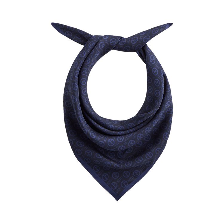 Buy Kith & Giorgio Armani Monogram Bandana 'Nocturnal' - GM000889AF1558N | GOAT