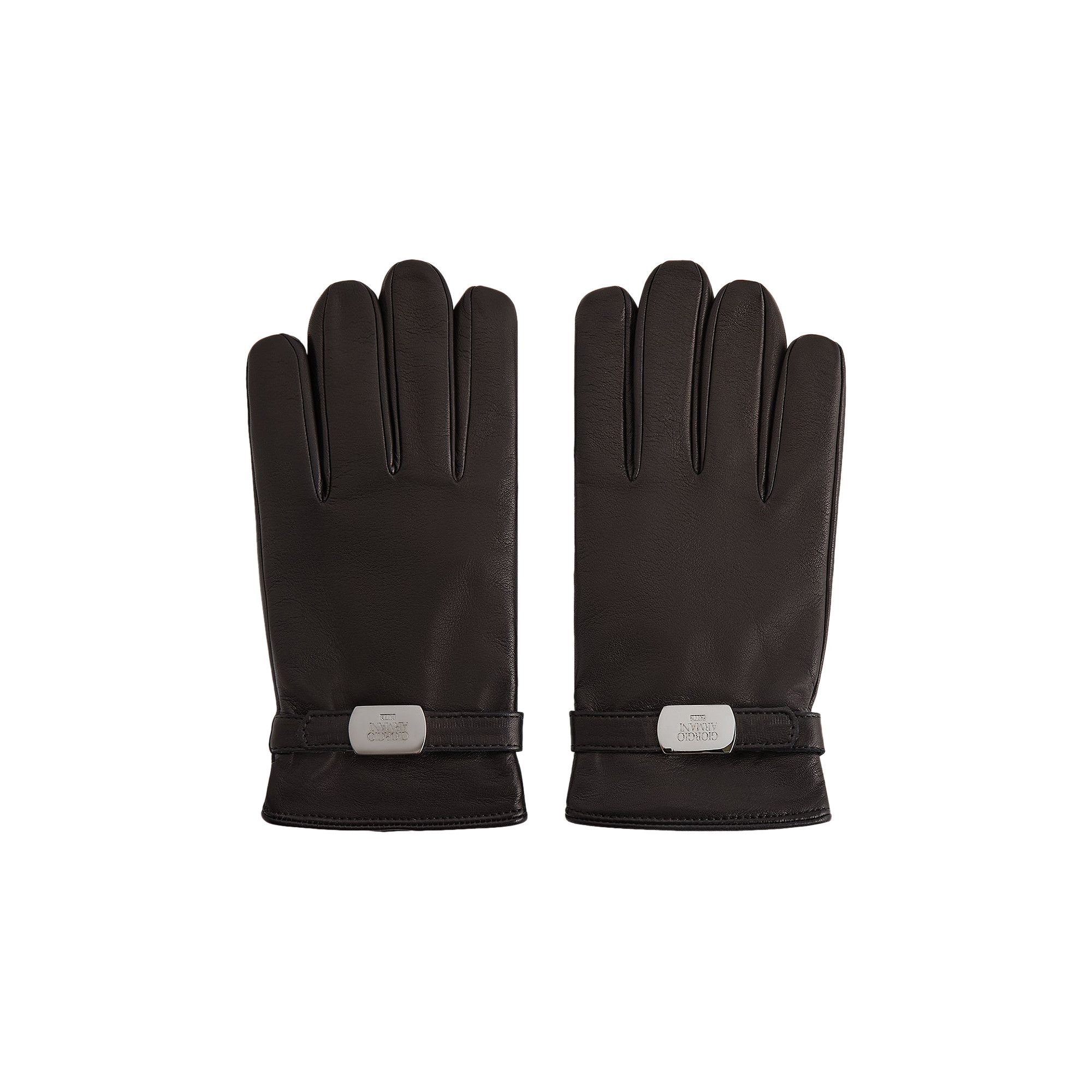 Buy Kith & Giorgio Armani Leather Glove 'Black' - GM000930F14437B