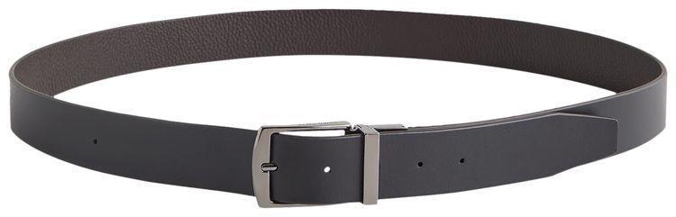 Kith  Giorgio Armani Reversable Leather Belt Black