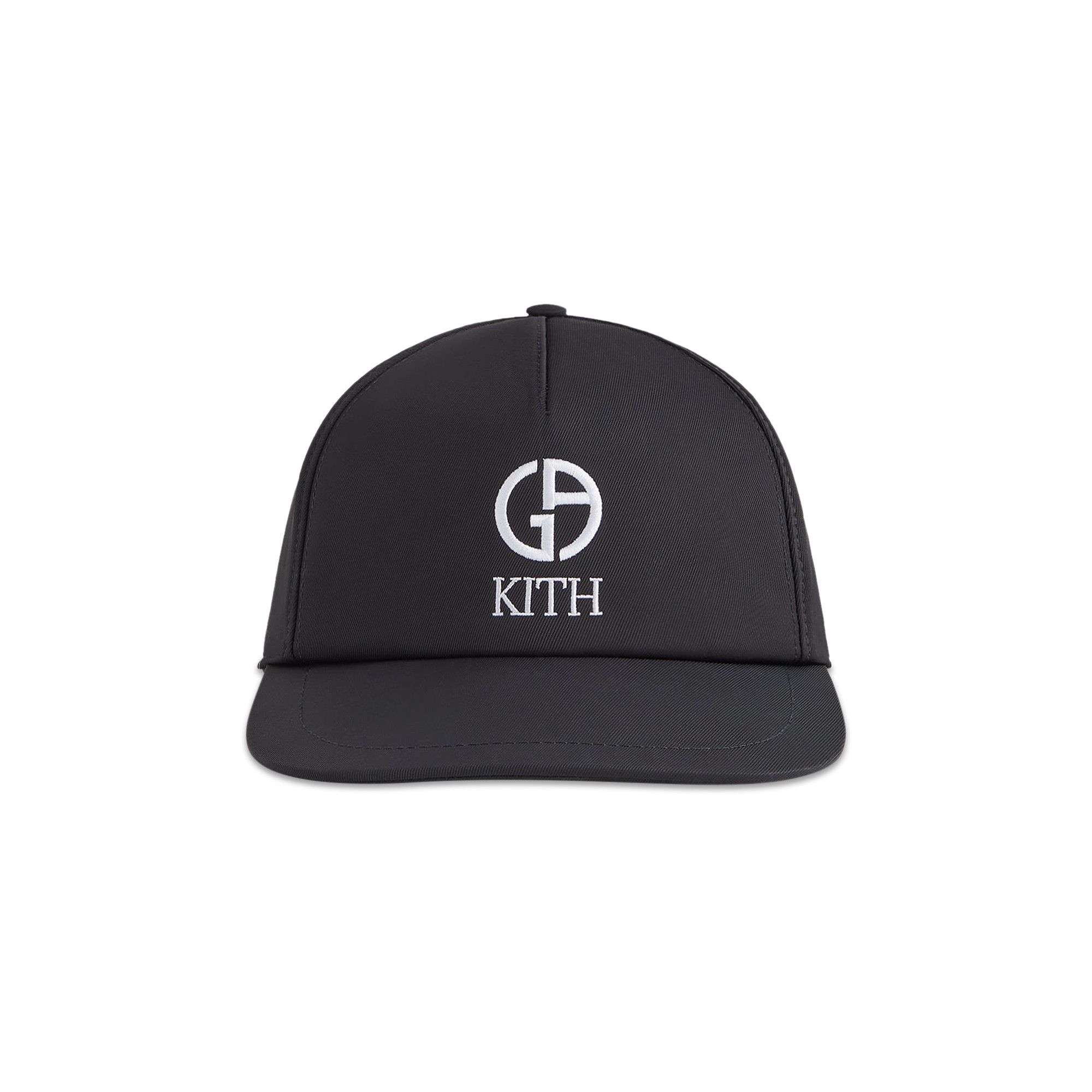Buy Kith & Giorgio Armani Pinch Crown Hat 'Black