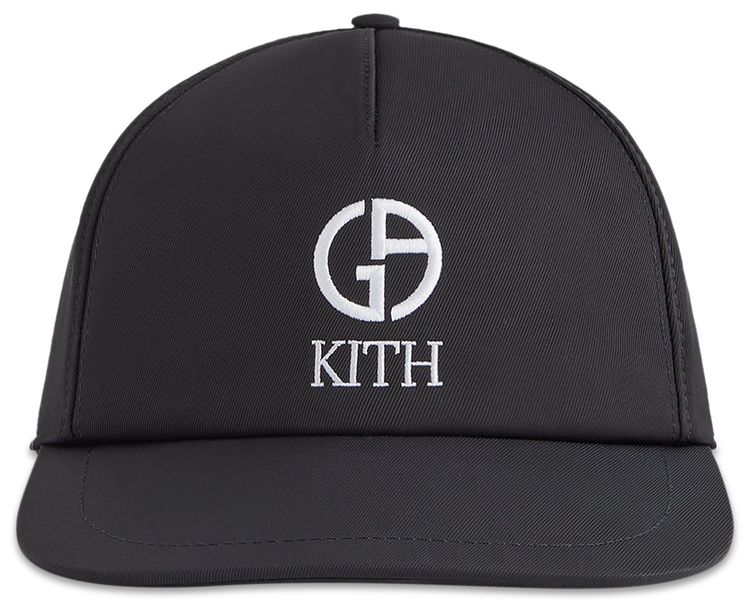 Buy Kith & Giorgio Armani Pinch Crown Hat 'Black' - GM000891F14382B | GOAT