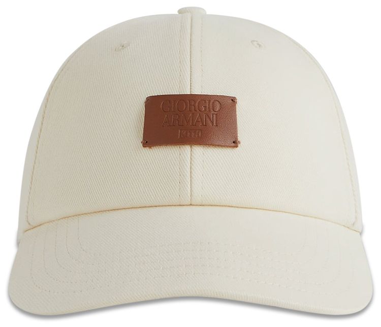 Kith  Giorgio Armani Canvas Baseball Cap Sandrift