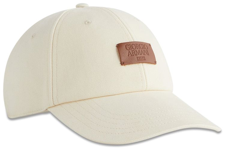 Kith  Giorgio Armani Canvas Baseball Cap Sandrift