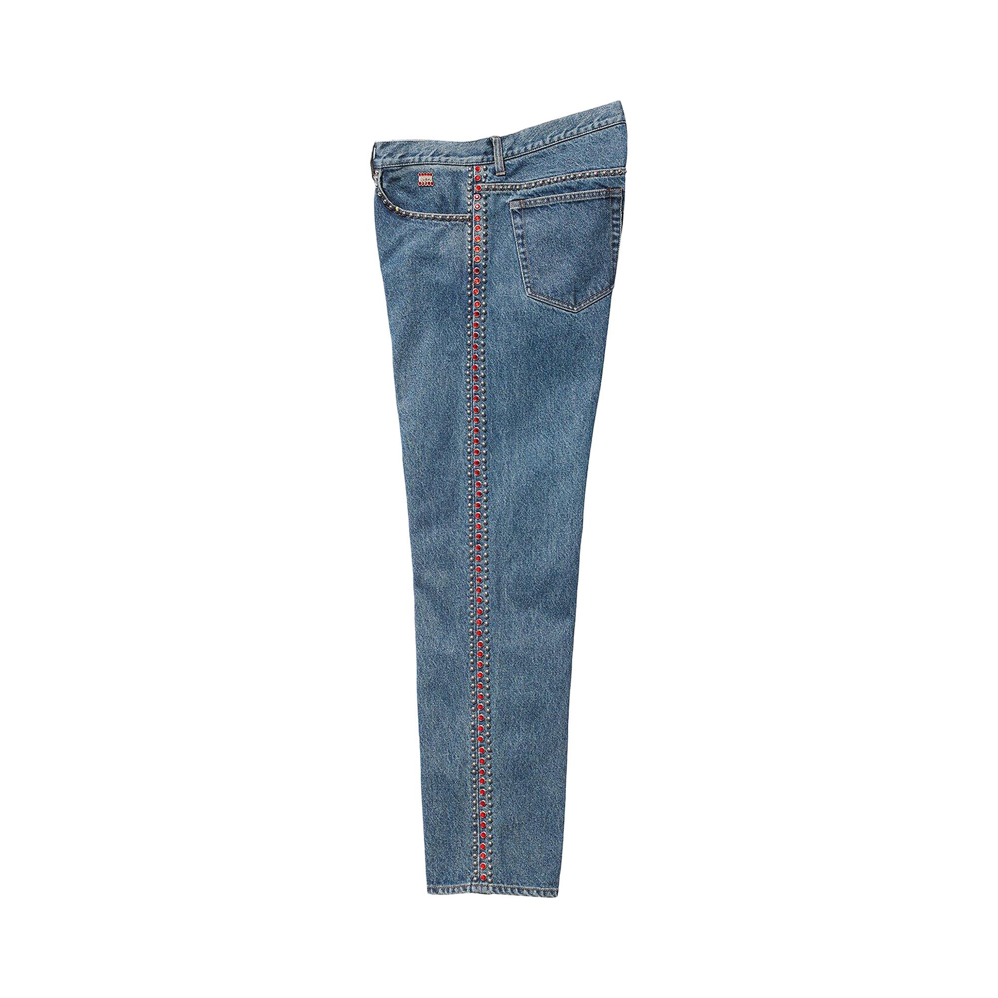 Buy Supreme x B.B. Simon Studded Regular Jean 'Blue' - SS22P12