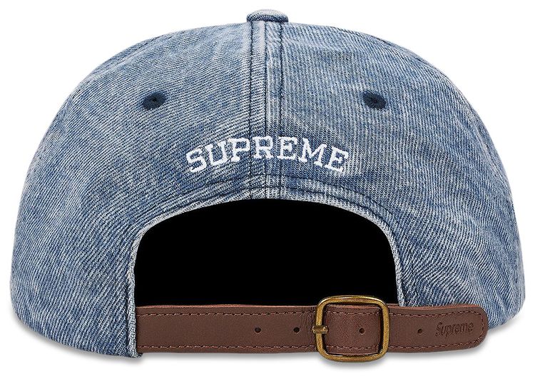 Supreme x Burberry Denim 6 Panel Blue