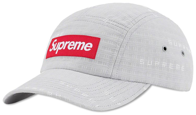 Supreme Stitch Jacquard Camp Cap Grey
