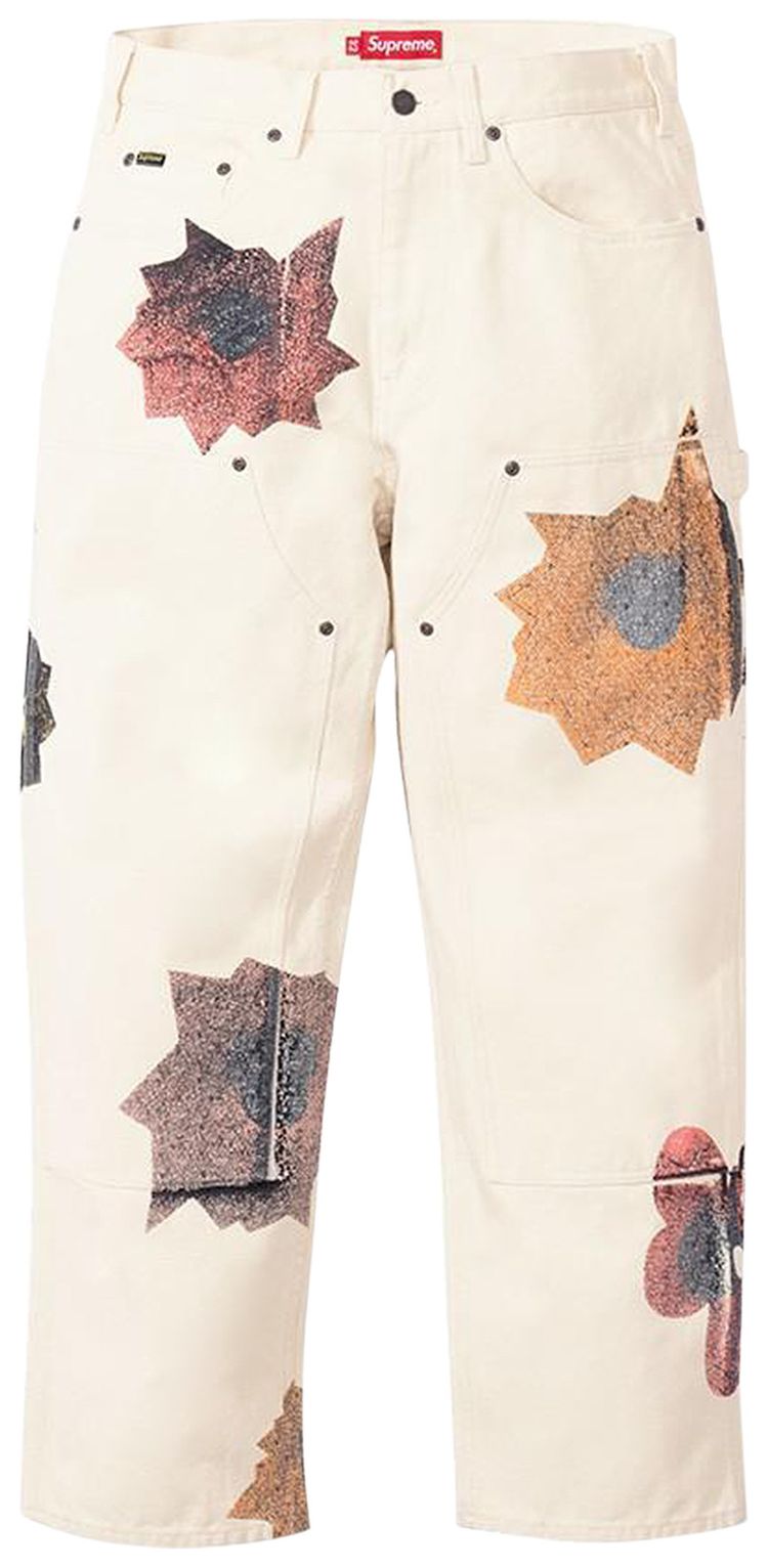 Supreme x Nate Lowman Double Knee Painter Pant Natural