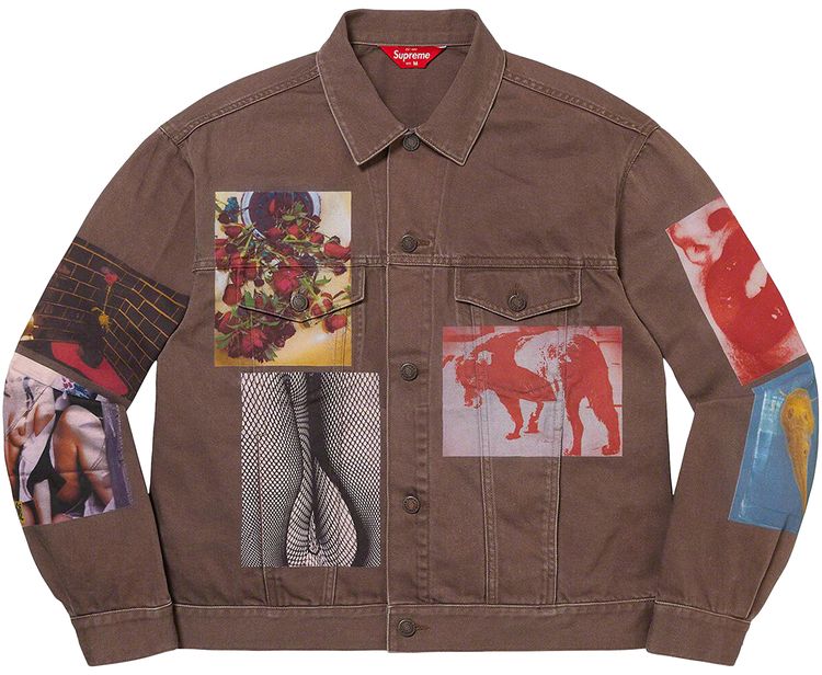 Supreme Daido Moriyama Denim Trucker Jacket Brown