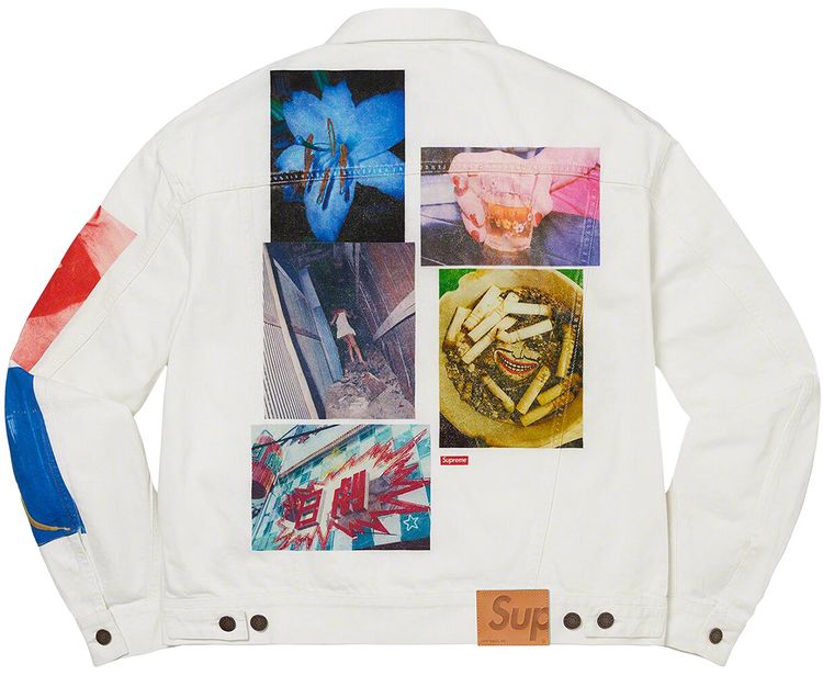 Supreme Daido Moriyama Denim Trucker Jacket White