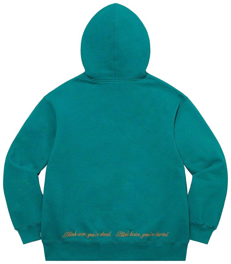 Supreme Aeon Flux Zip Up Hooded Sweatshirt Teal