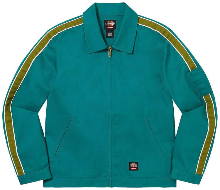 Supreme x Dickies Stripe Eisenhower Jacket Teal