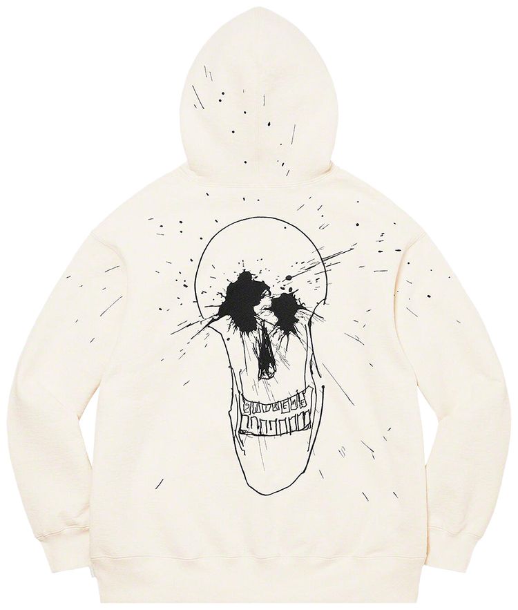 Buy Supreme Ralph Steadman Skull Hooded Sweatshirt 