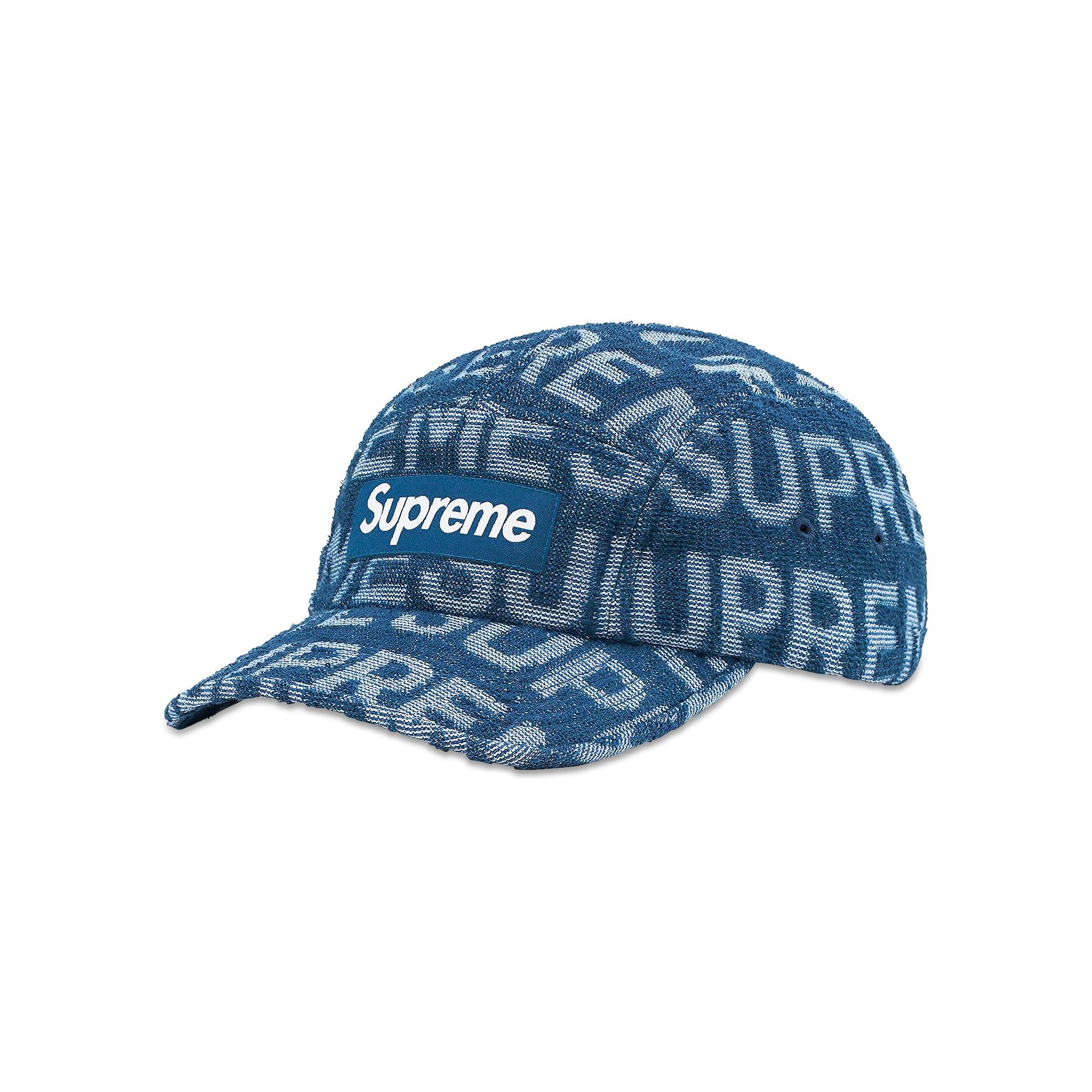 Buy Supreme Terry Spellout Camp Cap 'Blue' - SS22H61 BLUE | GOAT