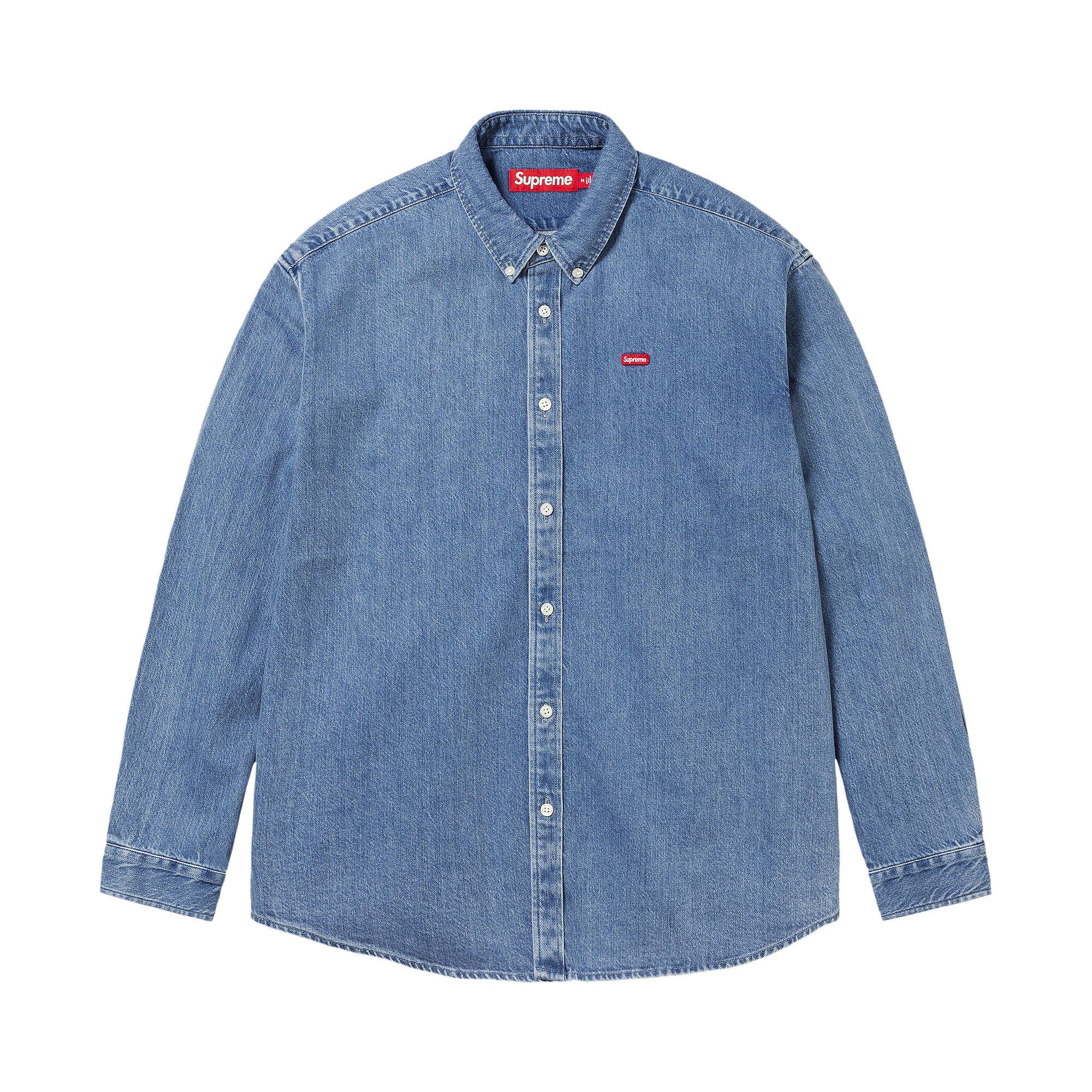 トップス Supreme 22AW Small Box Shirt Denim Buy Supreme Small Box Shirt 'Denim' - SS22S38 DENIM | GOAT CA