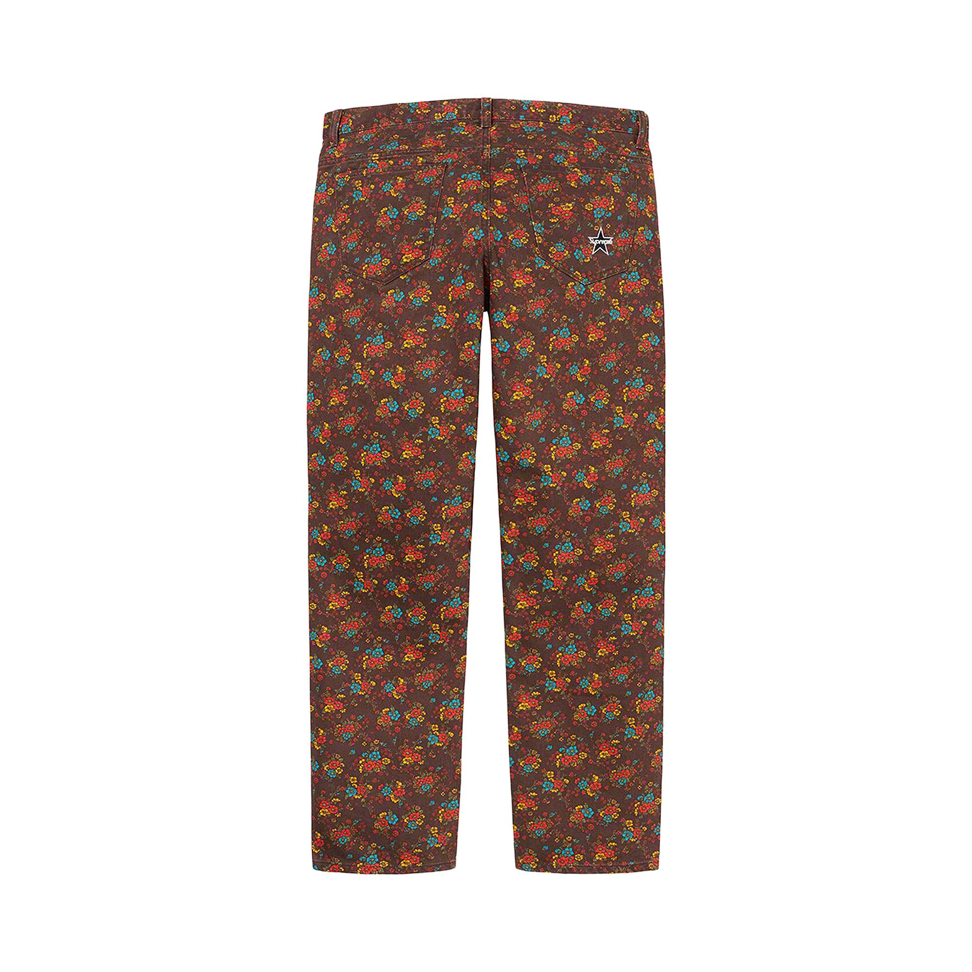 Buy Supreme Regular Jean 'Flowers' - SS22P31 FLOWERS | GOAT