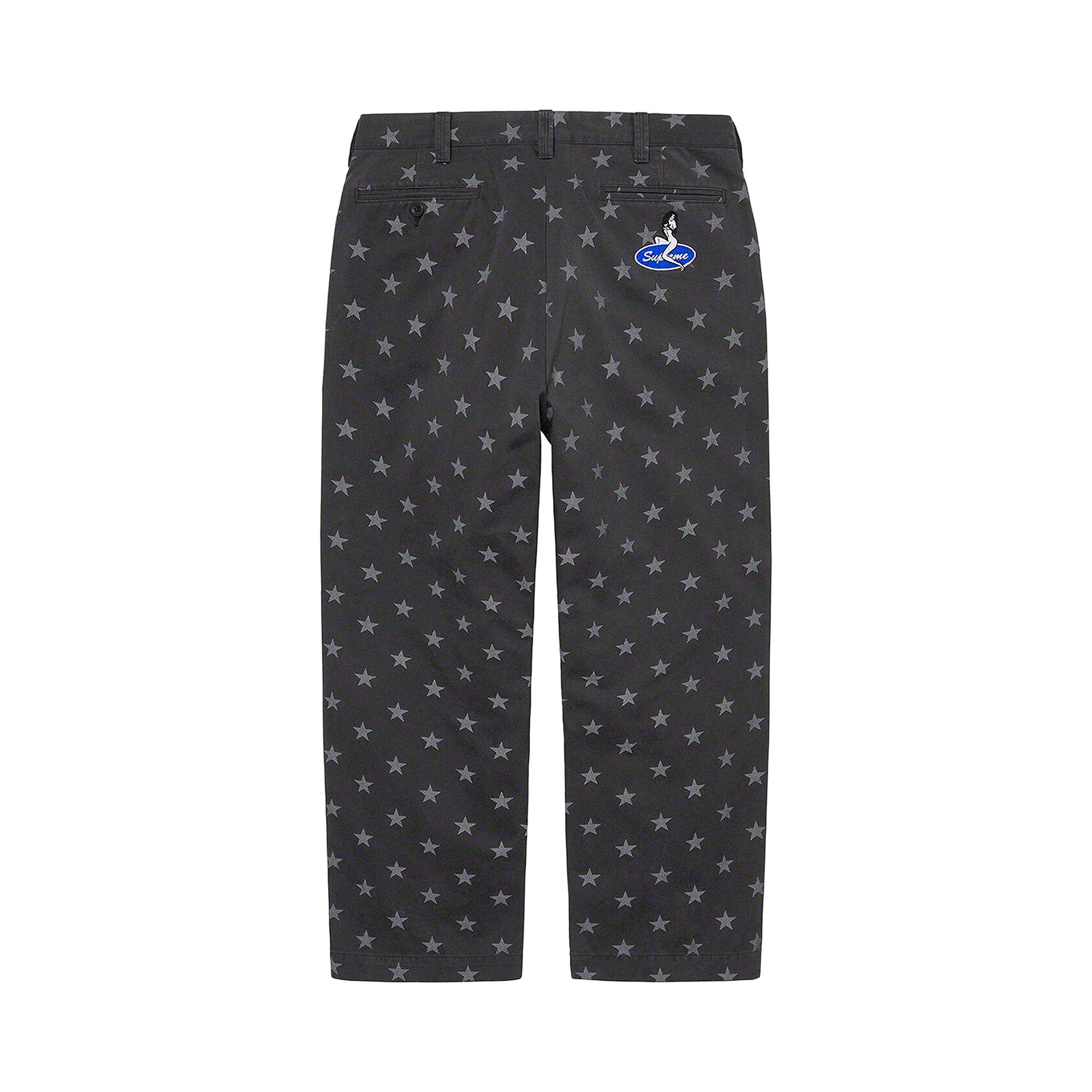 パンツ supreme 22ss chino pant Grey Stars 30 Supreme Chino Pant (SS24) - $148