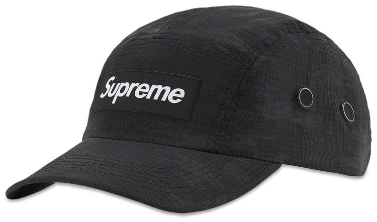 Supreme Broken Camo Camp Cap Black