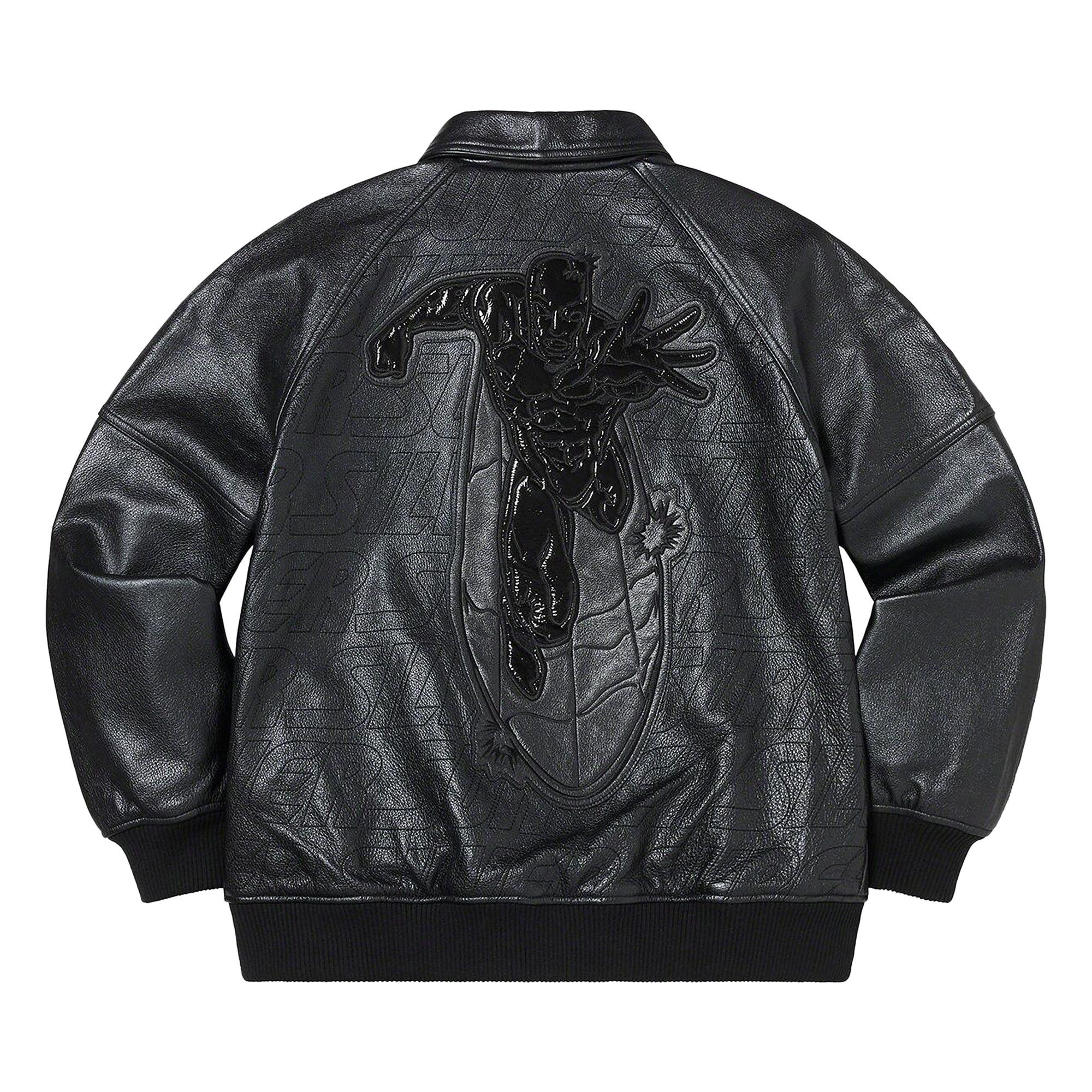 ジャケット・アウター Supreme Silver Surfer Leather Jacket Supreme Silver Surfer Leather Varsity Jacket (SS22) - $798