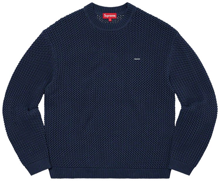 Supreme Open Knit Smallbox Sweater Navy