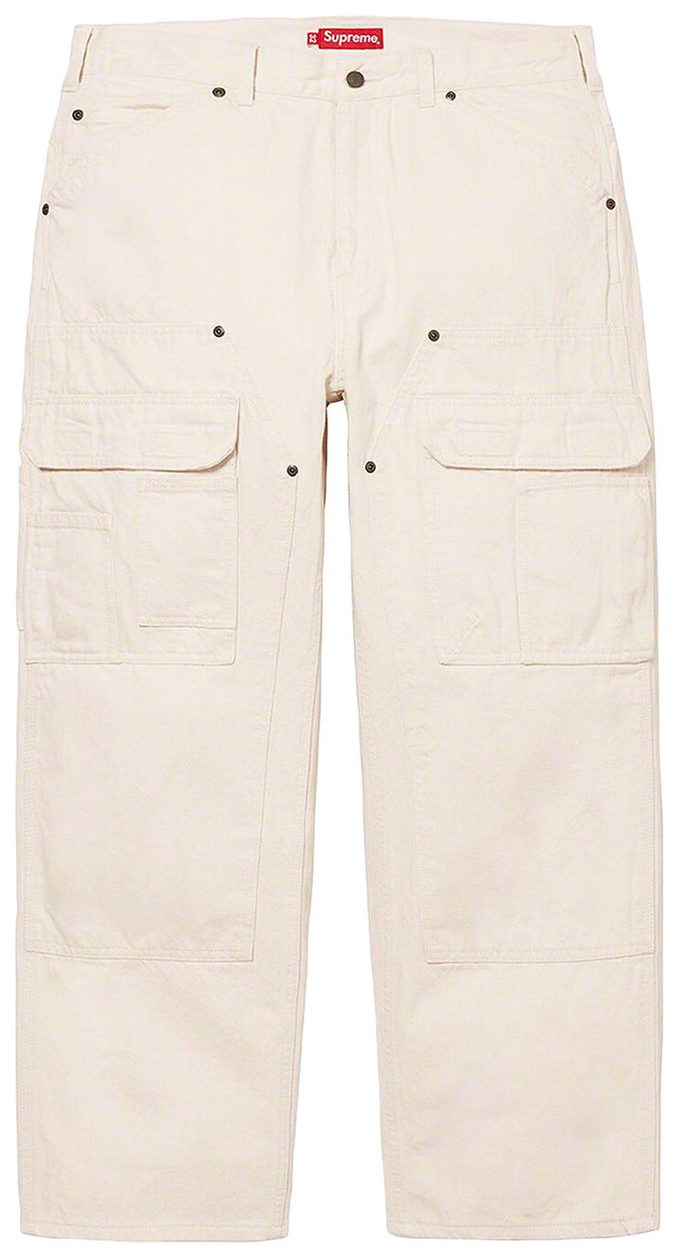 Supreme Double Knee Denim Utility Pant Natural
