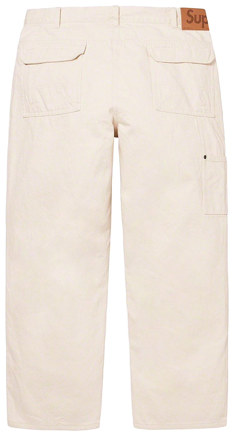 Supreme Double Knee Denim Utility Pant Natural