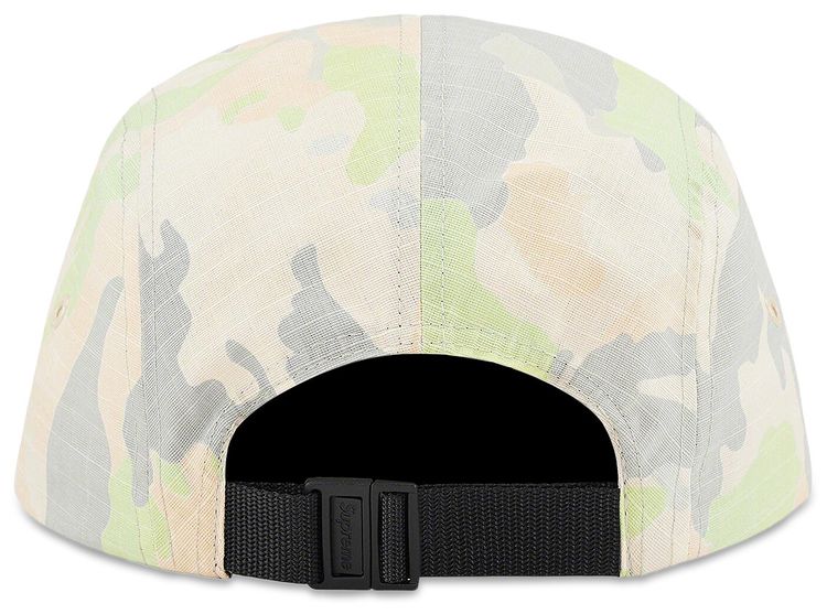 Supreme x Stone Island Reactive Ice Camo Camp Cap Tan