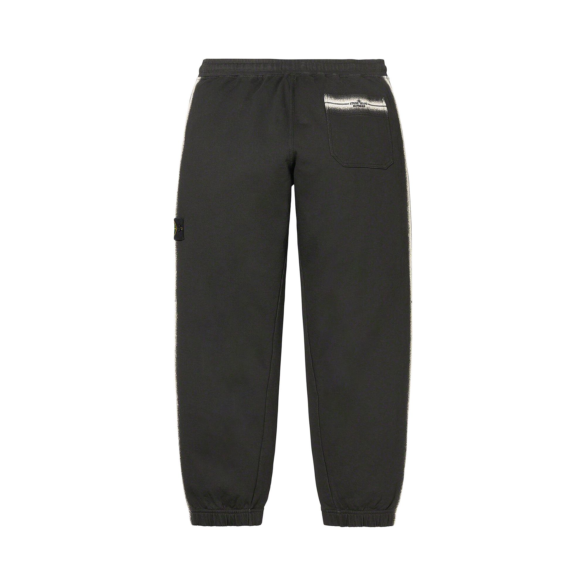 Buy Supreme x Stone Island Stripe Sweatpant 'Black' - SS22P7 BLACK
