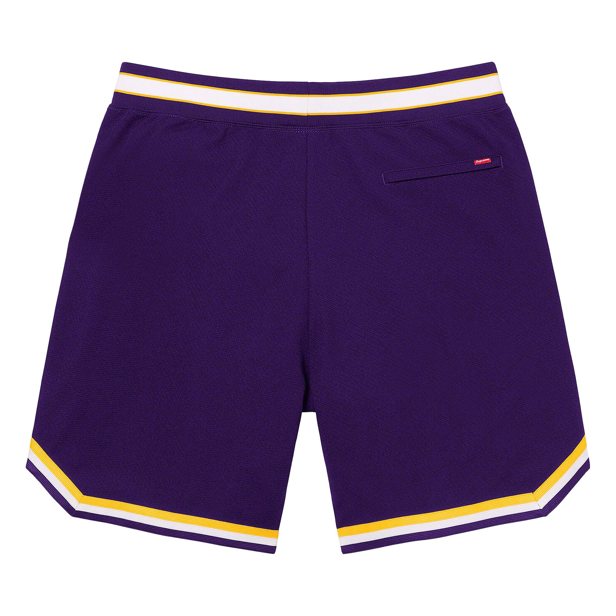 Buy Supreme Faux Croc Basketball Short 'Purple' - SS22SH34