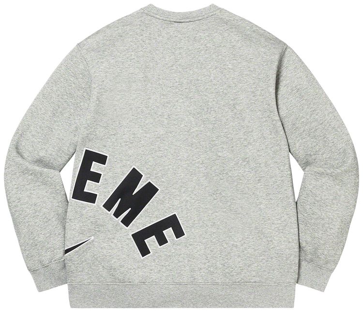 Supreme x Nike Arc Crewneck Heather Grey