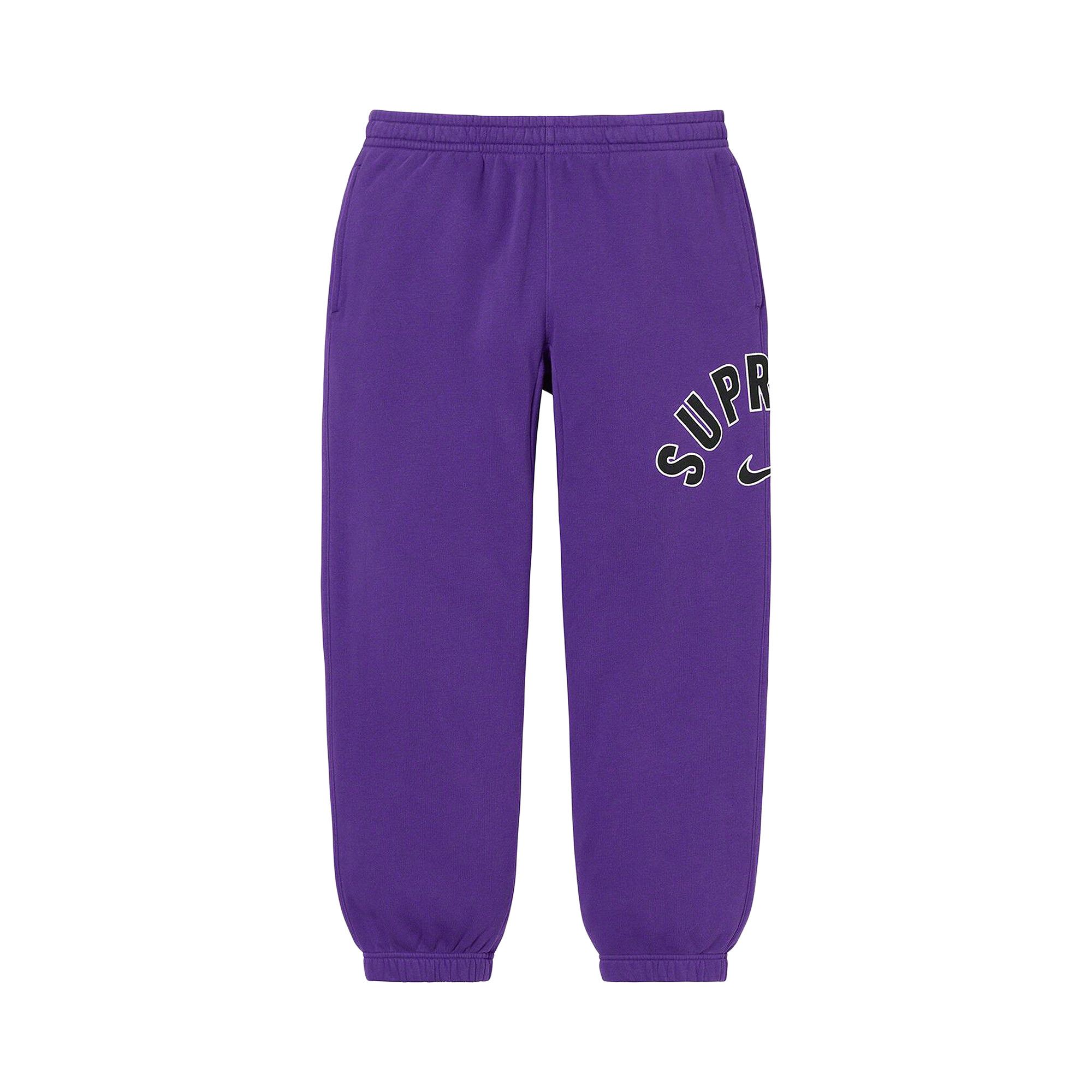 Size xl Supreme x Nike Arc Sweatpant 'Purple'