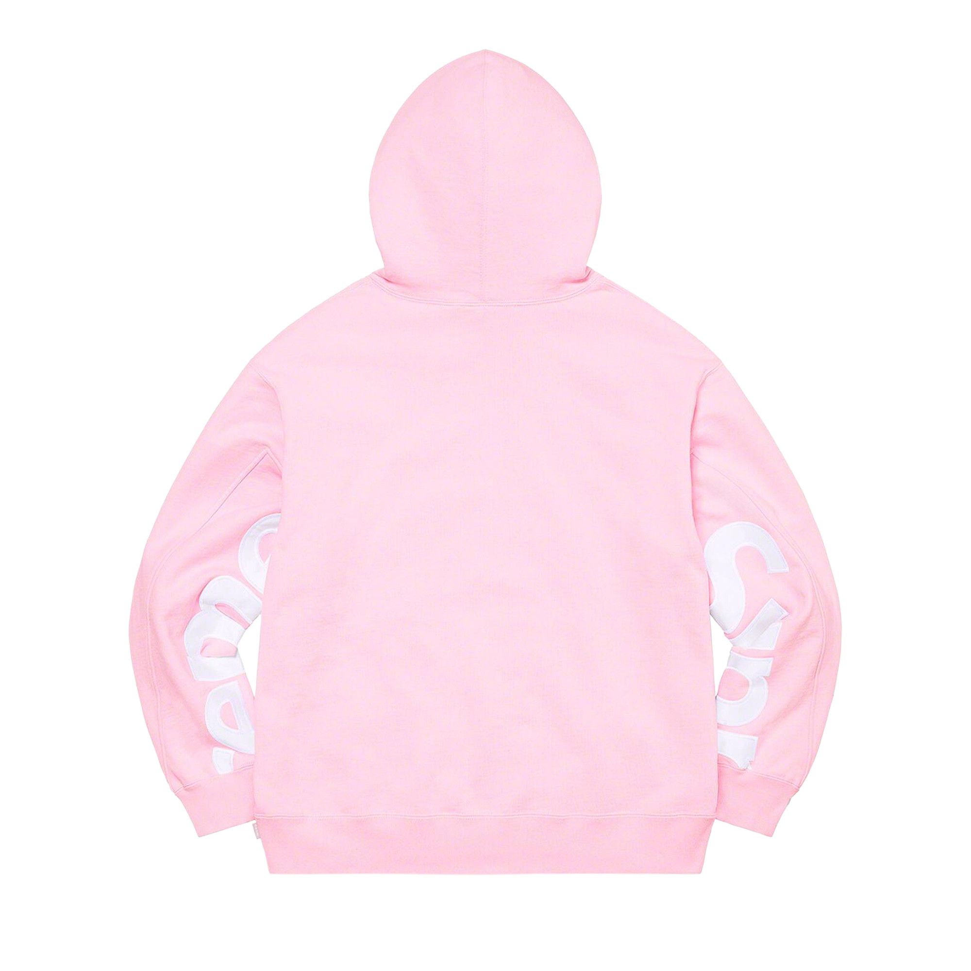 【Supreme x Nike】Hooded Sweatshirt★Light Pink★24SS★ Supreme Nike Hooded Sweatshirt Light Pink Men's - SS24 - US