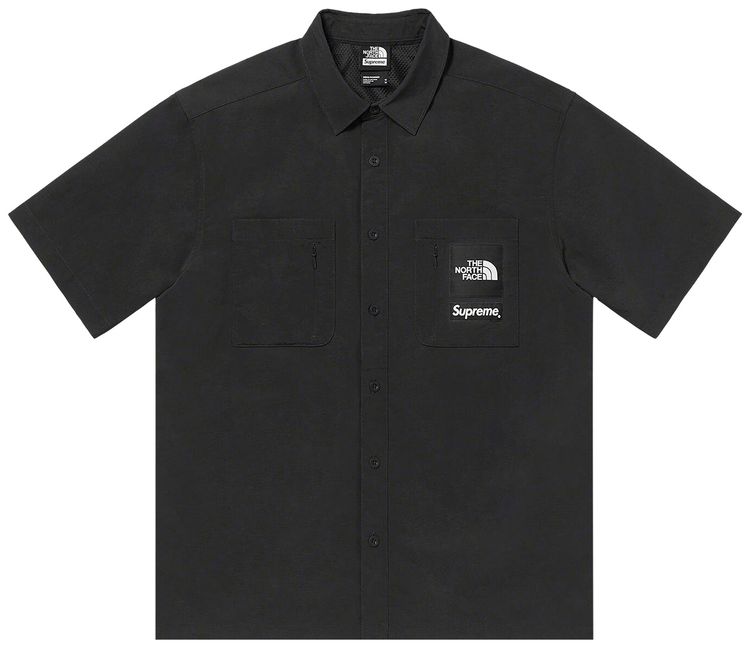 Supreme x The North Face Trekking Short Sleeve Shirt Black