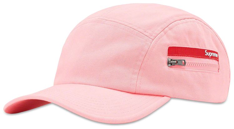Supreme Zip Pocket Camp Cap Pink