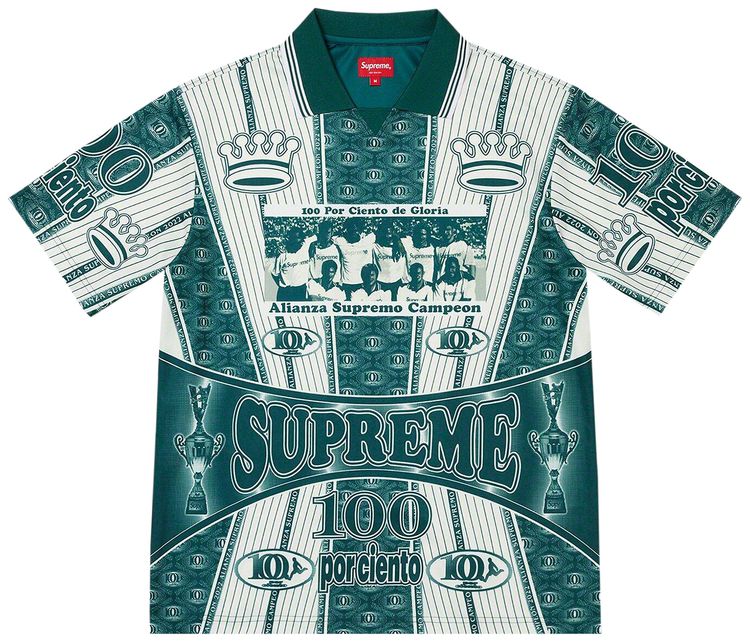 Supreme Por Ciento Soccer Jersey Green