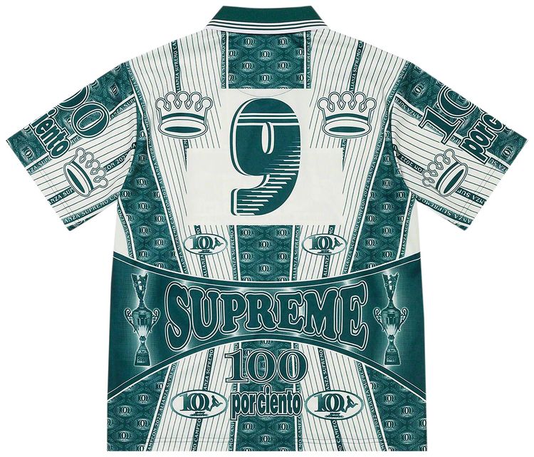 Supreme Por Ciento Soccer Jersey Green