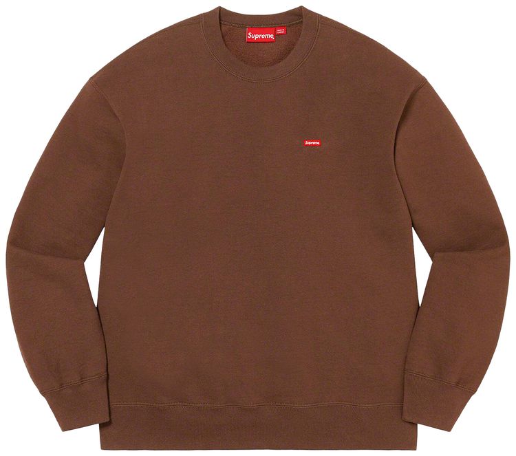 Supreme Small Box Crewneck Dark Brown
