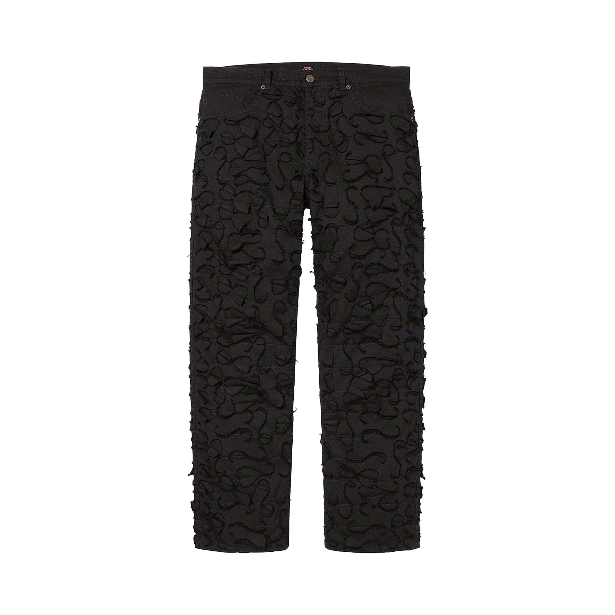 Buy Supreme x Griffin 5-Pocket Jean 'Black' - FW22P81 BLACK | GOAT