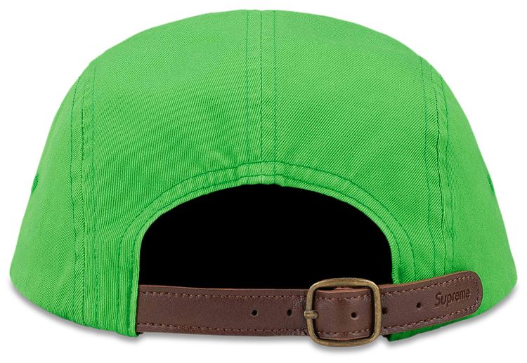Supreme Washed Chino Twill Camp Cap Green