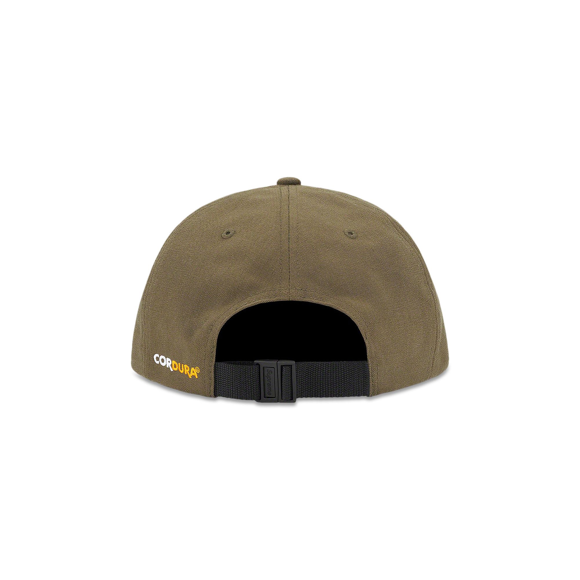 Buy Supreme Brushed Cordura Small Box 6-Panel 'Olive