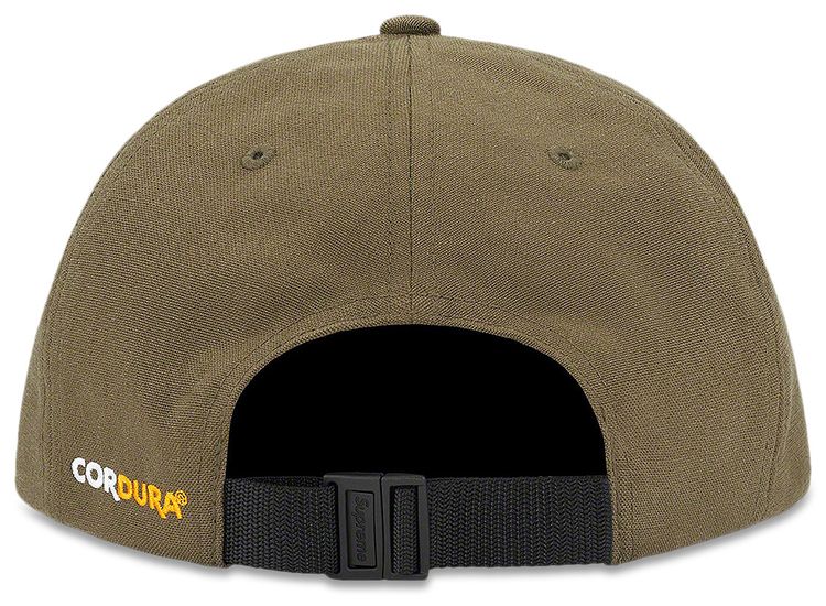 Supreme Brushed Cordura Small Box 6 Panel Olive