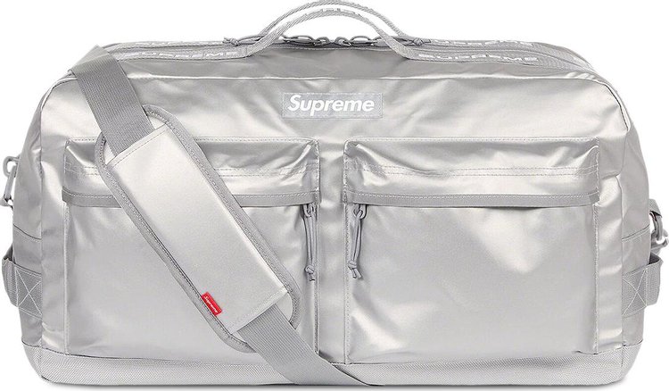 Supreme Duffle Bag Silver