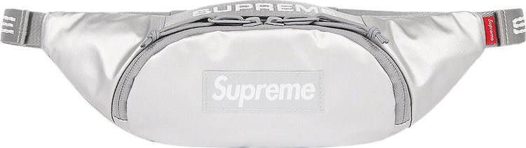 Supreme Small Waist Bag Silver