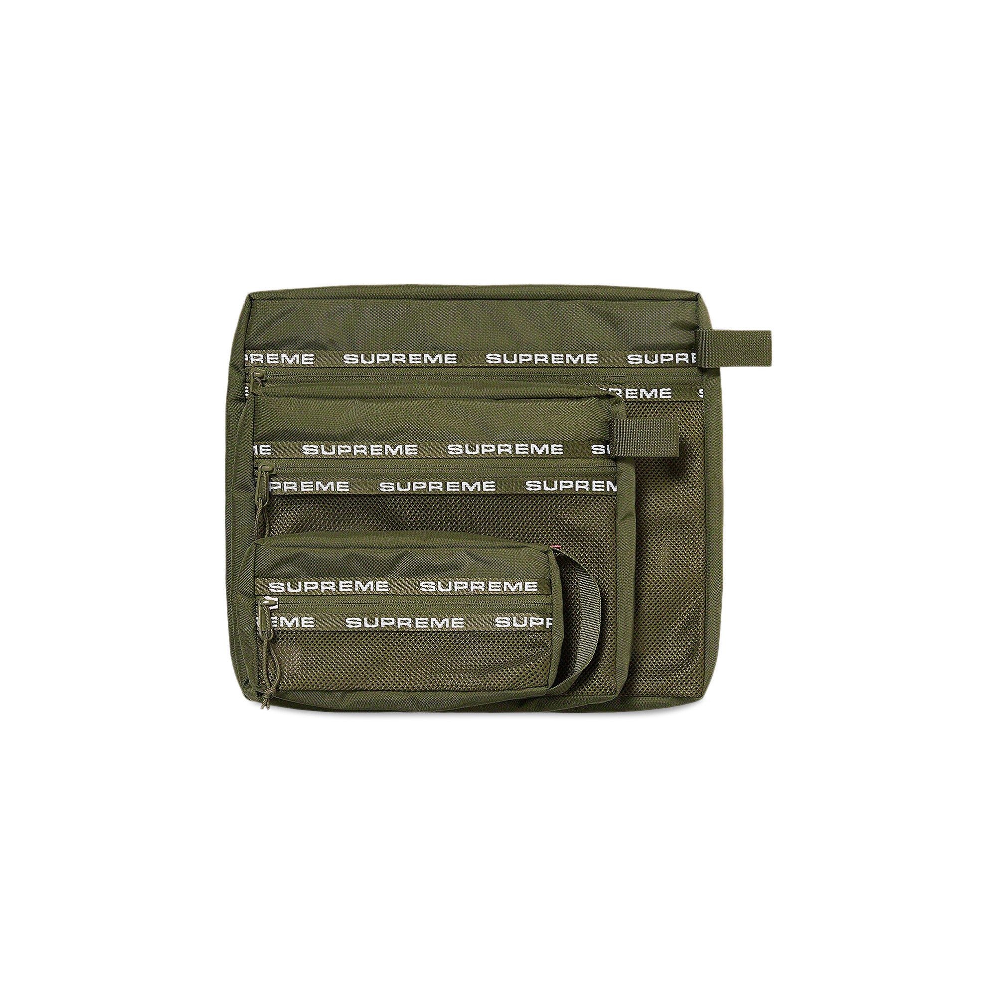 2022 Supreme 旅行かばん・小分けバッグ Organizer  Set Pouch Organizer FW22 Supreme OLIVE Set Pouch 旅行かばん・小分けバッグ
