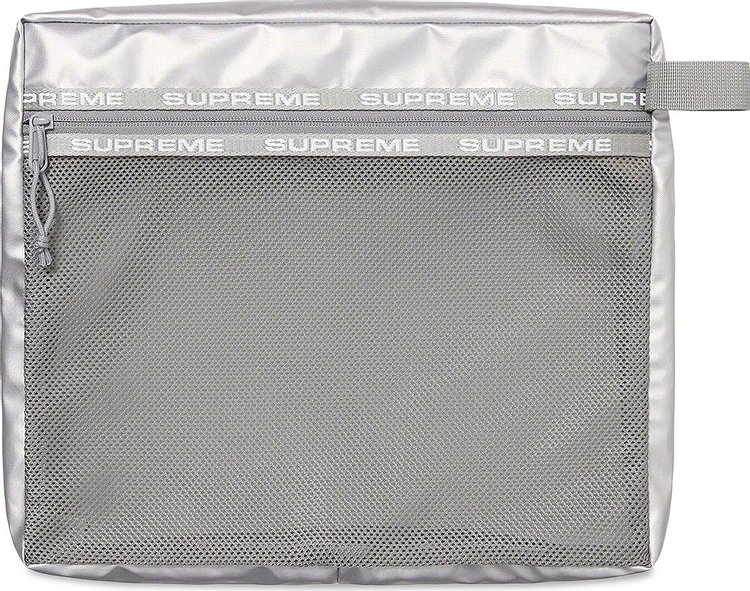 Supreme Organizer Pouch Set Silver