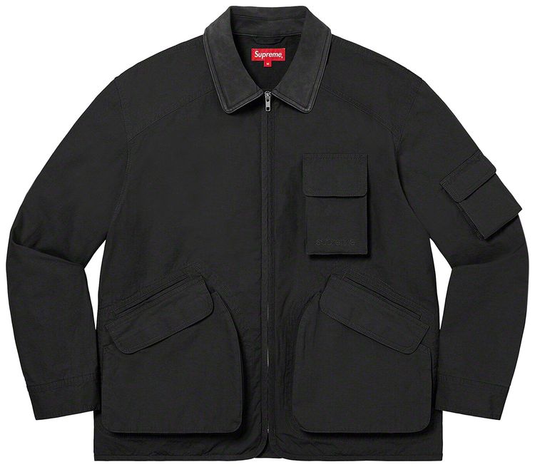 Supreme Cotton Utility Jacket Black