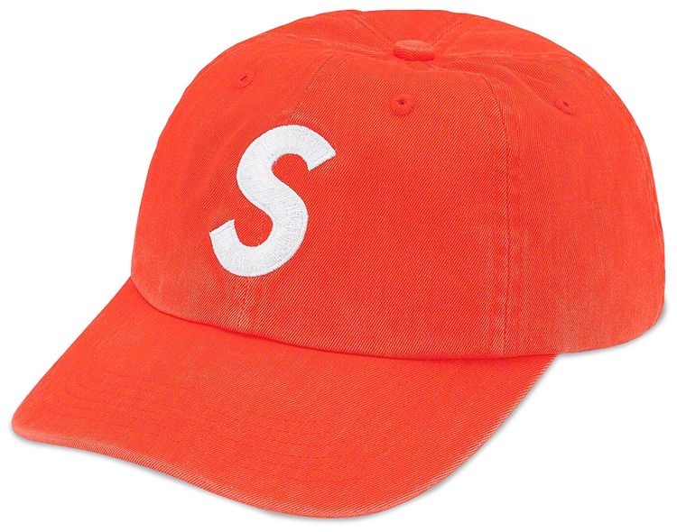 Supreme Pigment Print S Logo 6 Panel Orange