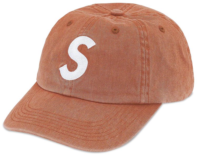 Supreme Pigment Print S Logo 6 Panel Tan