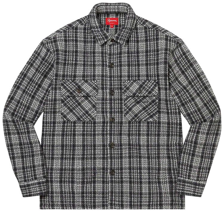 Supreme Heavy Flannel Shirt Black